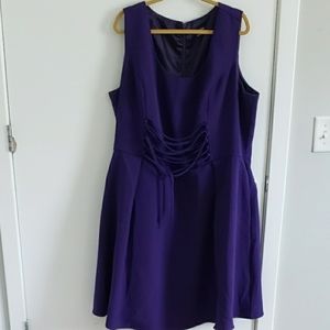 Purple corset dress